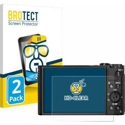Afbeelding van BROTECT Screenprotector voor Sony Cyber Shot DSC HX99 Folie Beschermfolie transparant (2 Stuks)