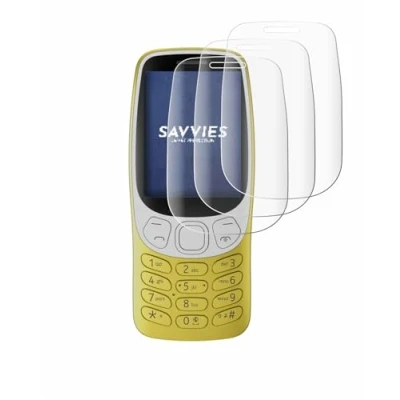 Afbeelding van Savvies Screenprotector voor Nokia 3210 Folie Beschermfolie transparant volledig dekking (4 Stuks)