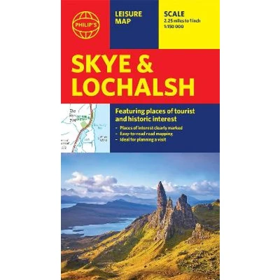 Afbeelding van Philip&#039;s Skye and Lochalsh: Leisure Tourist Map: Map