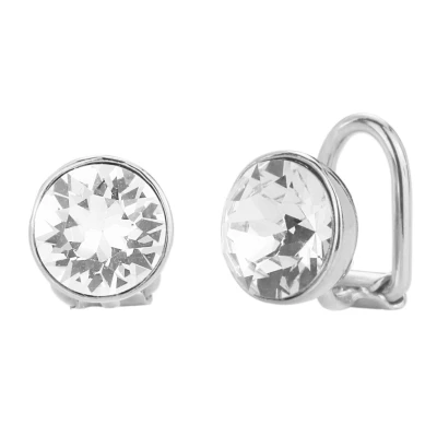 Afbeelding van Traveller Oorclips Zilverkleurig Preciosa Crystals 155991