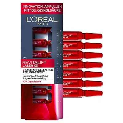 Afbeelding van REVITALIFT Laser X3 Ampoules Effet Peeling Cure 7 Jours, pièces
