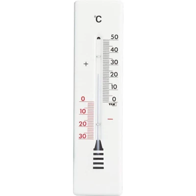 Afbeelding van Thermometer binnen / buiten wit 22 cm
