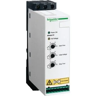 Afbeelding van Schneider electric altistart 01 softstarter 3f 380 415v 50 60hz 15kw 32a bij 40 graden gestuurde fasen 2 ats01n232qn