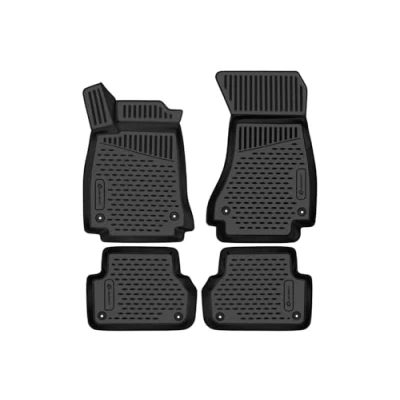 Afbeelding van 3D rubber matten element Maatwerk vloermatten OPEL Adam 2013 2019 3 deurs hb 4 delig