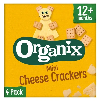 Afbeelding van Organix Goodies Kaas Crackers Mini 12+ Bio, 80 gram