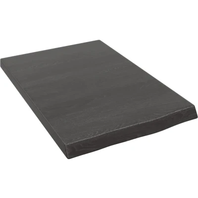 Afbeelding van vidaXL Wastafelblad 40x60x(2 4) cm behandeld massief hout donkerbruin