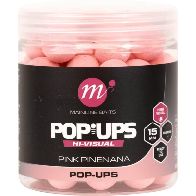 Afbeelding van Mainline High Visual Pop Ups 15mm (250ml) Smaak : Pink Pinenana