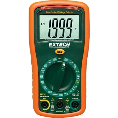 Afbeelding van Extech EX310 mini multimeter met 9 functies inclusief contactloze spanningstester