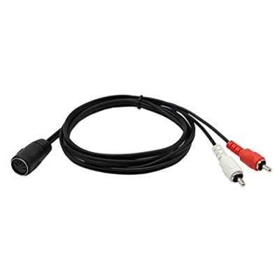 Afbeelding van CERRXIAN 5 Pin Din MIDI Kabel Ft Vrouwelijke naar 2 RCA Mannelijke Professionele Grade Audio voor Bang &amp; Olufsen, Naim, Quad.Stereo Systemen