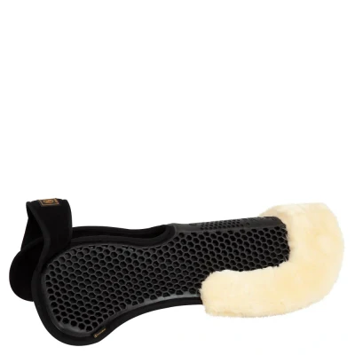 Afbeelding van BR Soft gel Hexagonal met uitsparing ECO wol One Size Zwart Naturel