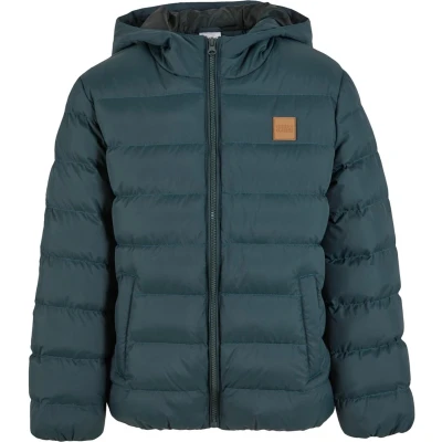 Afbeelding van Urban Classics Bubble Winterjas voor kinderen, Maat: 110/116, Bottlegreen