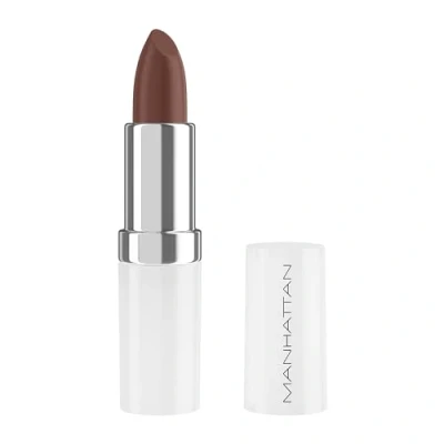 Afbeelding van Manhattan Lasting Perfection Satin Lipstick 320 Crushed Cinnamon, lippenstift voor intensieve, langdurige kleur en hydraterende verzorging
