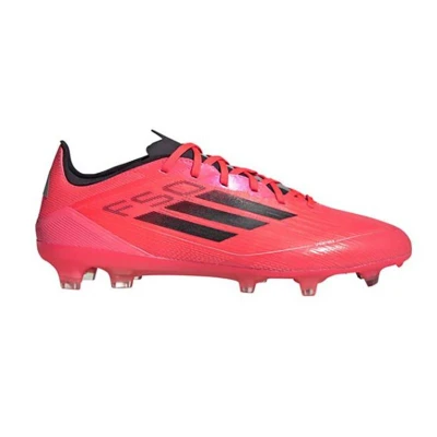 Afbeelding van adidas Performance F50 PRO FIRM Ground Voetbalschoenen met kunststof noppen, Heren, Maat: 45 1/3, Turbo/aurora black/platin metallic