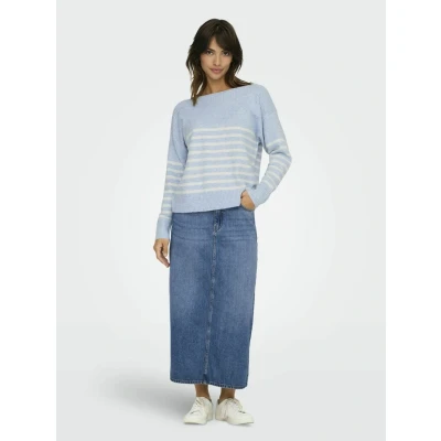 Afbeelding van ONLY Onlglory Trui, Dames, Maat: XS, Soft chambray