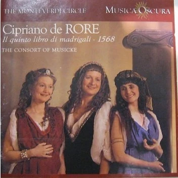 Afbeelding van CIPRIANO DE RORE: IL QUINTO LIBRO DI MADRIGALI, 1568
