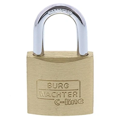 Afbeelding van Burg Wächter 3001 Hangslot 30.00 mm Verschillend sluitend Messing Sleutelslot