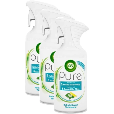 Afbeelding van 3x Airwick Pure Luchtverfrisser spray Lemon 250ml kopen? Nu in de aanbieding bij