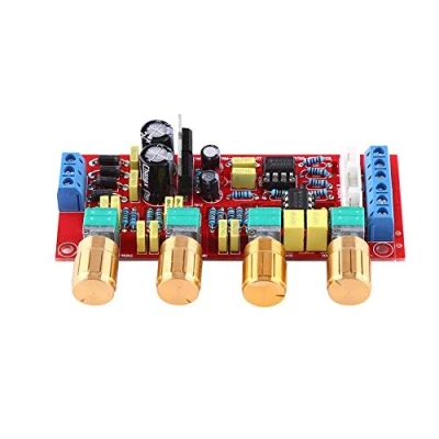 Afbeelding van Module Préampli HIFI NE5532 Kits d&#039;Amplificateur de Commande Tonalité Volume Préamplificateur AC 12V OP AMP Amplificateur (Asembled board)