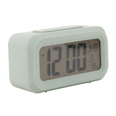 Afbeelding van Karlsson Wekker Jolly Rechthoek Misty Green 12x7x5cm