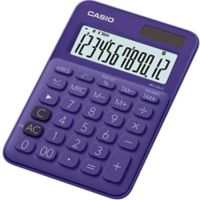 Afbeelding van Casio MS 20UC Bureaurekenmachine Blauw