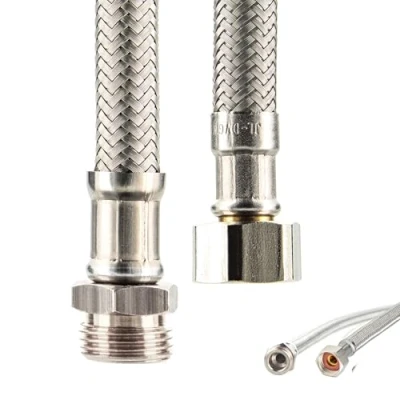 Afbeelding van tecuro DN 8 IG x AG aansluitslang voor sanitaire installatie KTW A en DVGW