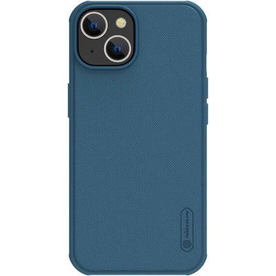 Afbeelding van Nillkin Super Frosted Shield Apple iPhone 14 Plus Hoesje Blauw