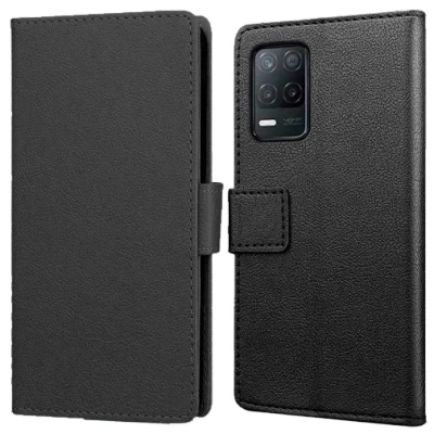 Afbeelding van Just in Case PU leer Book Zwart Realme 8 5G/Narzo 30 5G