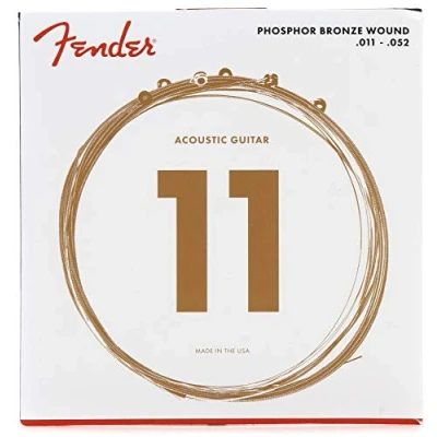 Afbeelding van Fender A Git. snaren 60CL 11 52 Phosphor Bronze Akoestische gitaarsnaren