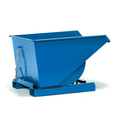 Afbeelding van kiepbak HxLxB 1127x1751x1222mm 1 2m3 draagverm. 2500kg RAL5007