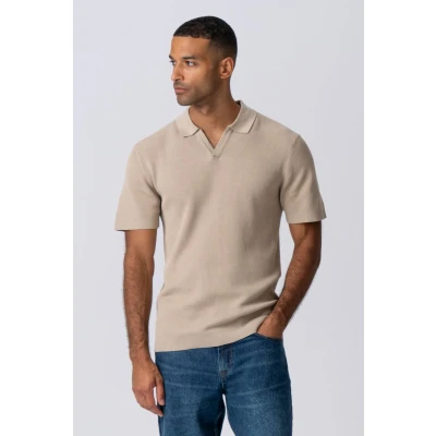Afbeelding van George Knusted Polo Beige