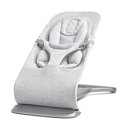 Afbeelding van Ergobaby Evolve Bouncer wipstoeltje Light Grey