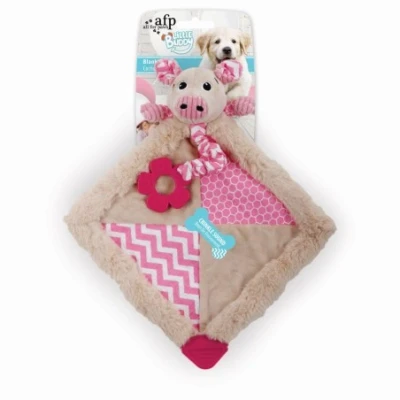 Afbeelding van AFP Little Buddy Blanky Piggy 38x34x8cm