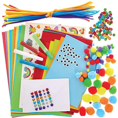 Afbeelding van Baker Ross FX618 Regenboog Kleuren Bumper Knutsel pakket Pak van 1, Kunst en knutselartikelen voor kinderen
