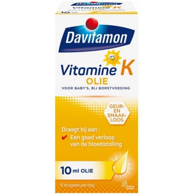 Afbeelding van Gratis Verzending: 2x Davitamon Vitamine K Olie 10 ml