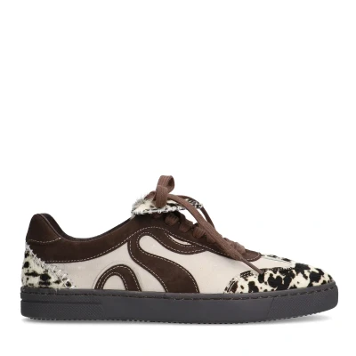 Afbeelding van Sacha Bruine Lage Sneakers (Maat 36, Suède)