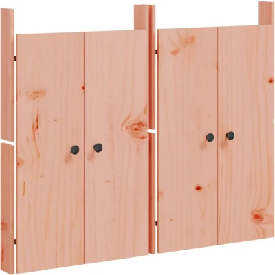 Afbeelding van Kastdeurtjes voor buitenkeuken 2 st 50x9x82 cm douglashout