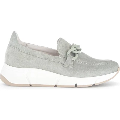 Afbeelding van Gabor Instappers, Dames, Maat: 39, Grey Veloursleer