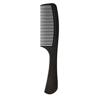 Afbeelding van haarkam een professionele zwarte koolstofvezel ontwarren van Tongtletech, kapperkamkapper haarstyling kam hittebestendige antistatische handgreep voor lange, natte of krullende