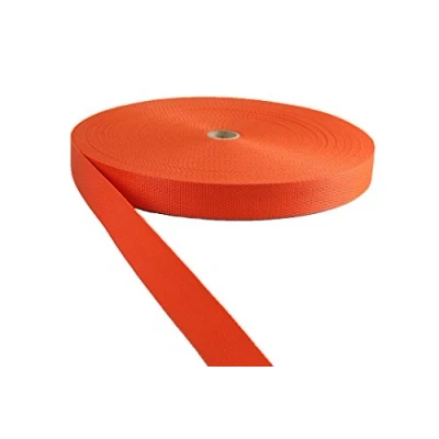 Afbeelding van Tukan tex ( 0,27/m) riem polypropyleen oranje 25mm breed 50 meter