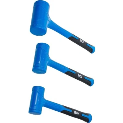 Afbeelding van BGS 74442 set van schuimhamers terugslagvrij Ø 47/55/65 mm 450/765/1275 g 3 delig