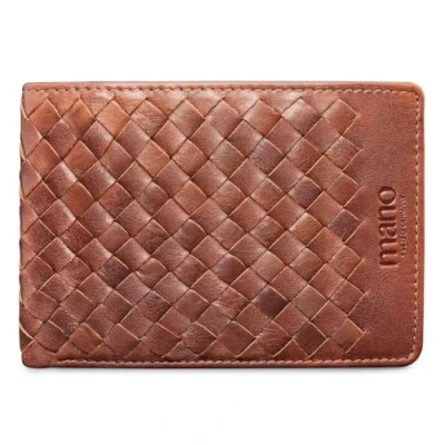 Afbeelding van mano LUCA Portemonnee, Heren, Maat: One Size, Cognac