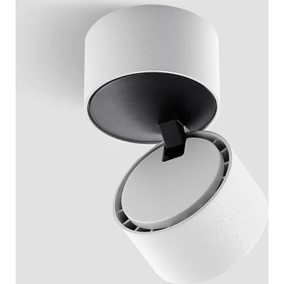 Afbeelding van Arcchio LED plafondlamp 1licht aluminium H: 9.1 cm wit Inclusief lichtbron