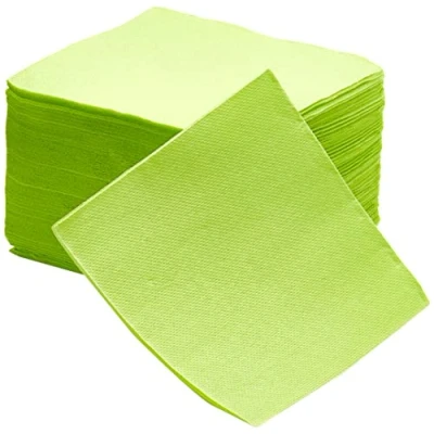 Afbeelding van 50 servetten anijsgroen Tex Touch Cocktail FSC® 25 x 24 cm