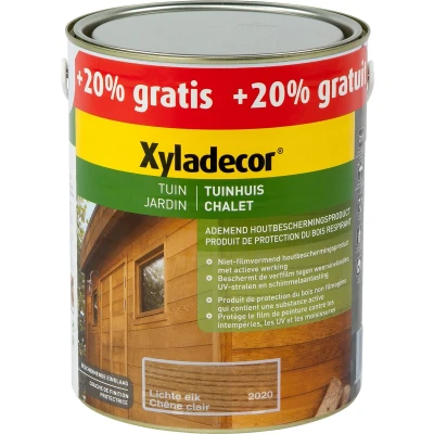 Afbeelding van Xyladecor Houtbeits Tuinhuis 2,5l + 0,5l Lichte Eik