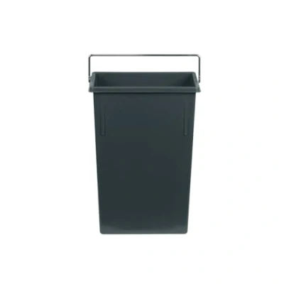 Afbeelding van Hailo losse afvalemmer met hengsel 7 liter, donkergrijs voor systeem: AE366611 AEOBI2479