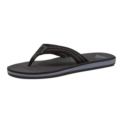 Afbeelding van Quiksilver Carver Nubuck M, Teenslippers voor heren, Multi kleuren Solid Zwart, 40.5 EU