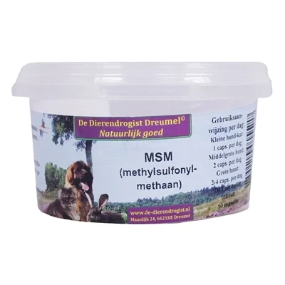 Afbeelding van Dierendrogist Msm Capsules