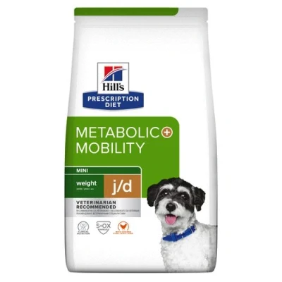 Afbeelding van Hill&#039;s Prescription Diet J/D Metabolic + Mobility Mini Weight Management Zak Kip Hondenvoer 6 kg