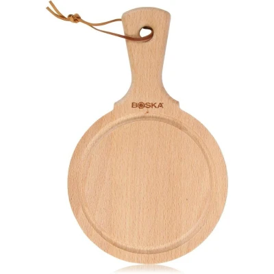 Afbeelding van Boska Serveerplank Rond Amigo S met Handgreep Bruin ? 15 cm