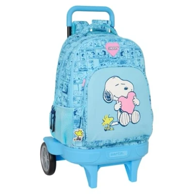 Afbeelding van Schoolrugzak Snoopy Love Blauw 33 x 45 22 cm